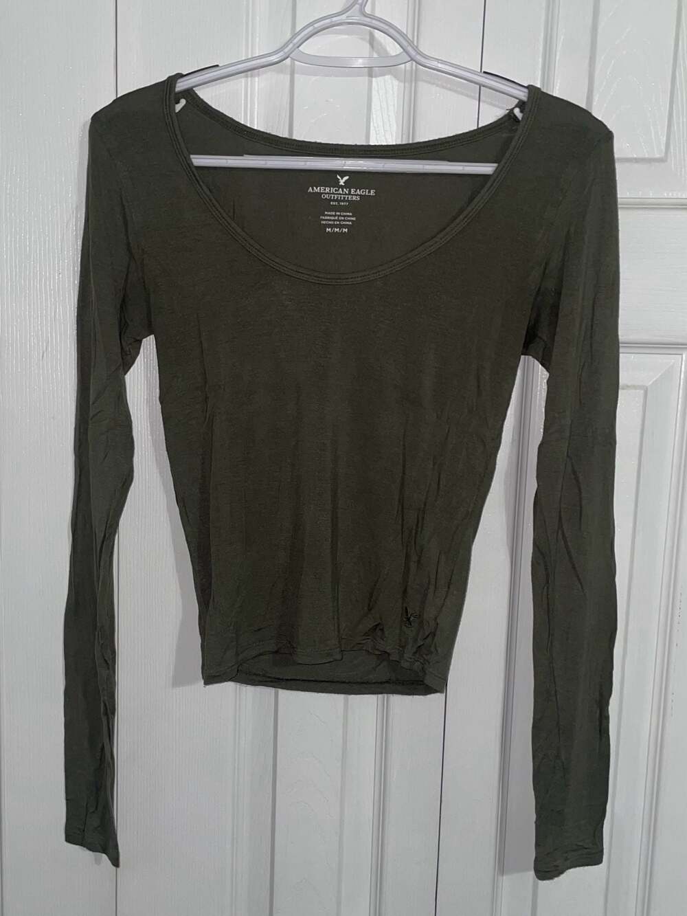 American Eagle Scoop Neck Crop Top